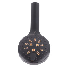 Schwarzer Morden-Handbrausekopf - ABS, 6,9 Unzen
