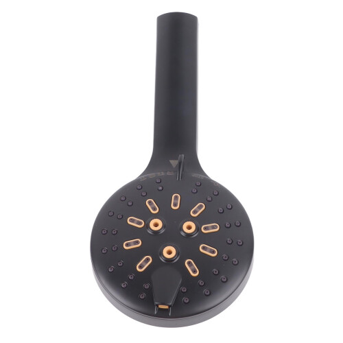 Schwarzer Morden-Handbrausekopf - ABS, 6,9 Unzen