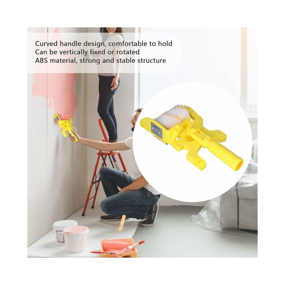 Multifunctional Paint Edger, Ergonomic Handle Design Curved For Comfortable Grip, Portable Tool For Interior Exterior Painting, Including 2 9128293482127