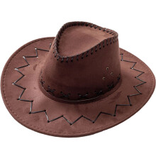 Cappello da cowboy con protezione solare per avventure all'aria aperta, realizzato in materiale di alta qualità, resistente e confortevole, stile