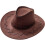 Καπέλο Unisex Cowboy για λάτρεις της υπαίθρου, κομψό καπέλο ηλίου με φαρδύ γείσο και 1