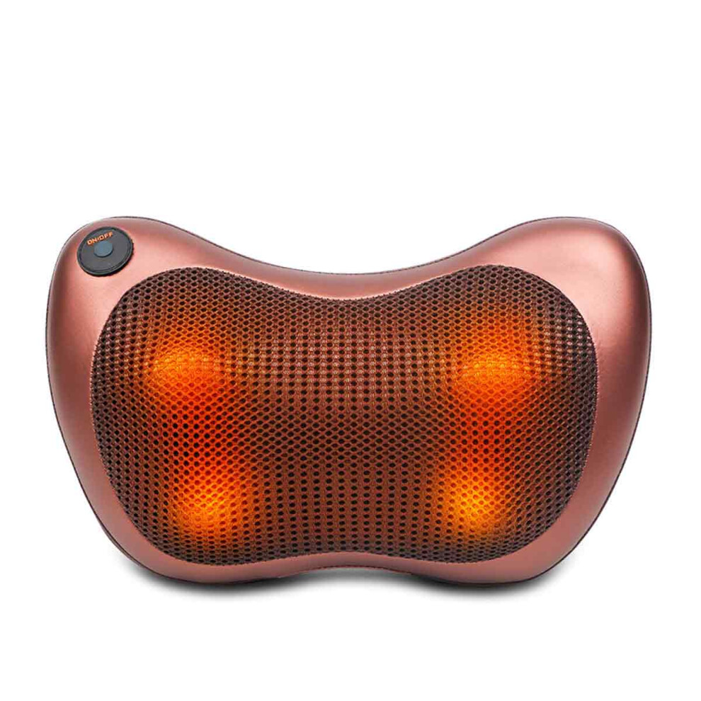 Relieves Muscle Pain, Doctor Recommended Shiatsu Neck & Back Massager with Heat Function for Deep Tissue Massage at Home, Portable Massage Pillow
