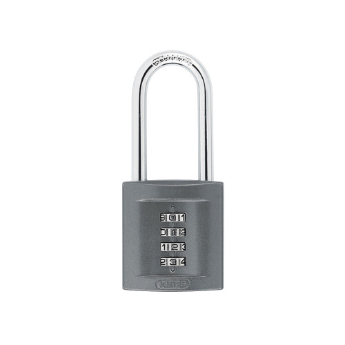 Abus Combination Padlock - Steel - 4 Wheel - 50mm - Long Shackle