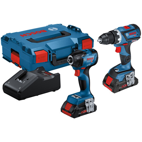 Bosch Bosch Professional Twin Pack 18V Drill and Impact Driver with ProCORE18V Batteries