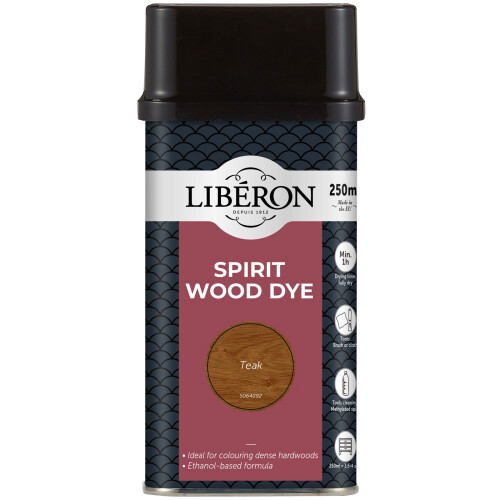 Liberon Teak Wood Dye 250ml for Interior Projects