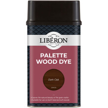 Liberon Dark Oak Wood Dye - 500ml Water-Based Acrylic Stain for Interior Use