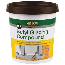 Everbuild 102 Butyl Glazing Compound Brown 2kg