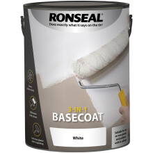 Ronseal 3-in-1 Basecoat, White - 5L