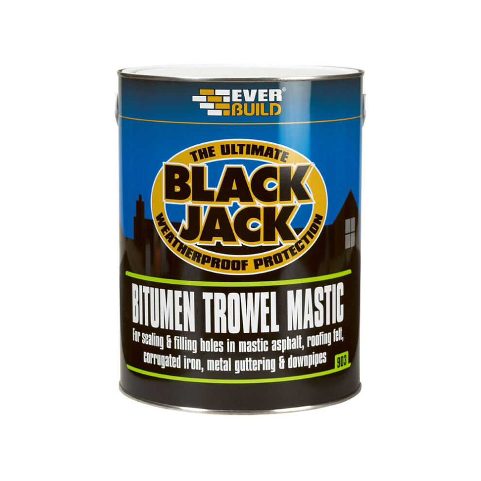 Everbuild 903 Bitumen Trowel Mastic 5 Litre
