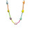 Collier pendentif étoile perlée colorée, chaîne de-collier 2 1
