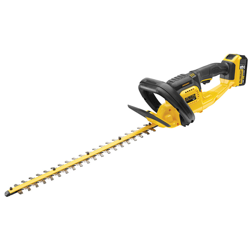 DeWalt DCM563P1-GB Cordless Hedge Trimmer 18 Volt 1 x 5.0Ah