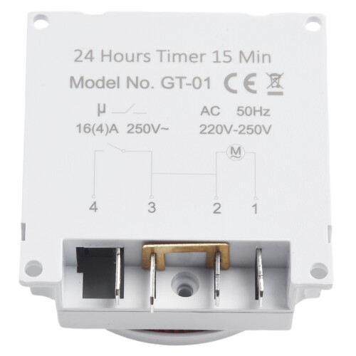 Mechanical Switch Protect Panel 24Hours Device Timer Timing Panel 250V /50Hz /16A Industrial Useful Timing Device Accessories 1