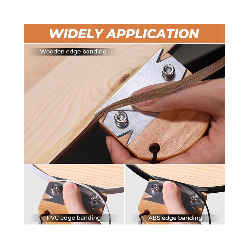 Y17a Edge Banding Trimmer For Woodworking,Edge Corner Planer With Hanging Strap,Edge Banding Cutter,Hand Planer Edge Bander 6935161505498