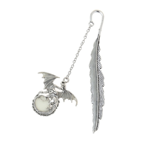 Leuchtender Leuchtmarker für Creative Feather Dragon Lesezeichen 1