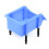 1 pc Container Storage Box Racks Components Tool Garage Storage Racks Tool Stackable Boxes Modular Boards Hardware Storage Racks 6