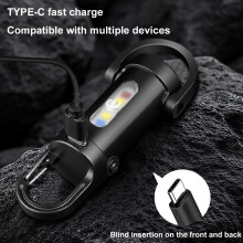 Multifunktionale Mini-Outdoor-Licht-Schlüsselanhänger, außen tragbare Mini-Notfalllicht-Arbeitslampe Camping-Taschenlampe