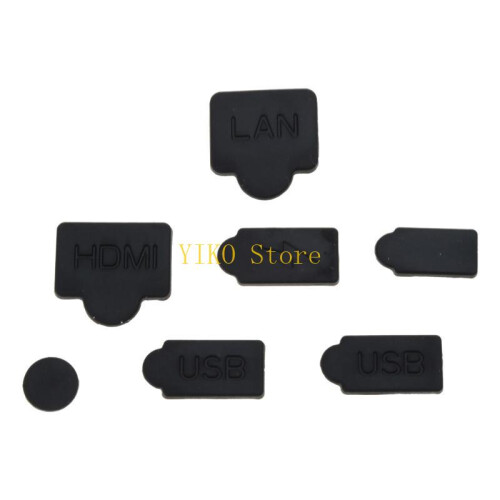 K32C 7PCS Silikon-Staubstecker USB-Abdeckung für 1