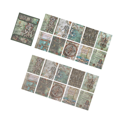 20 Sheets Retro Scrapbooking Decorative Paper for-4