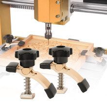 2PCS Haltklemme Aluminiumlegierung 65 x 20 x 62 mm für 3018 CNC-Fräsmaschine für Werkstückspannen und Metallbearbeitung