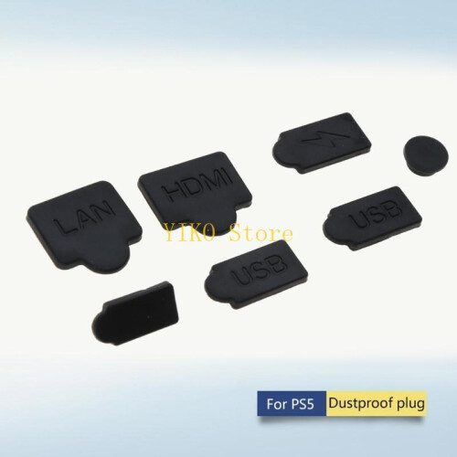K32C 7PCS Silikon-Staubstecker USB-Abdeckung für 2