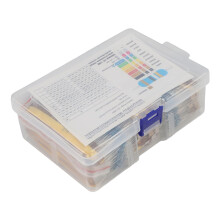 2600PCS 1/8W Metall-Filmwiderstandspaket Häufig verwendet, 130-Spezifikation Widerstands-Metall-Film-Widerstands-Kombination