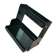 Doppelstöckiges Desktop-Organizer, 29x20,5x26,5 cm, Schwarz