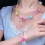 Collier pendentif étoile perlée colorée, Design-Bracelet 2 5