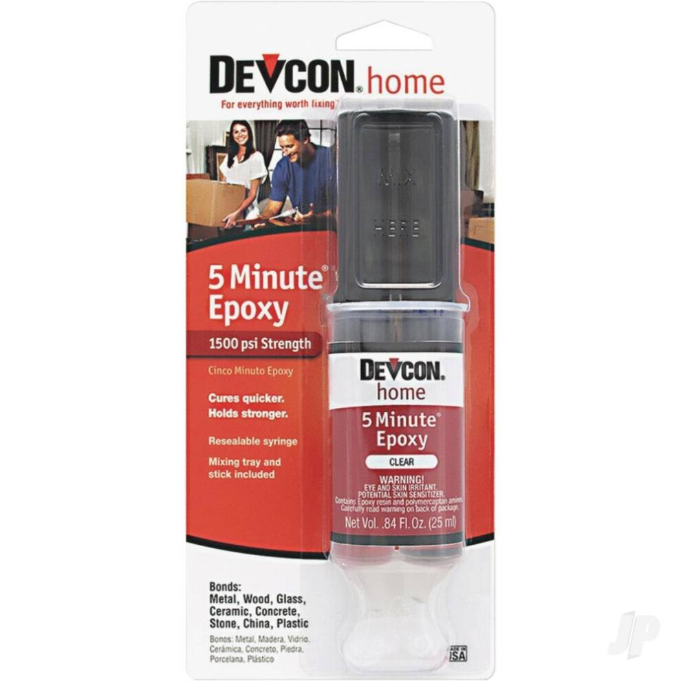 Devcon 5 Minute Epoxy (25Ml Syringe) 20845 078143208454