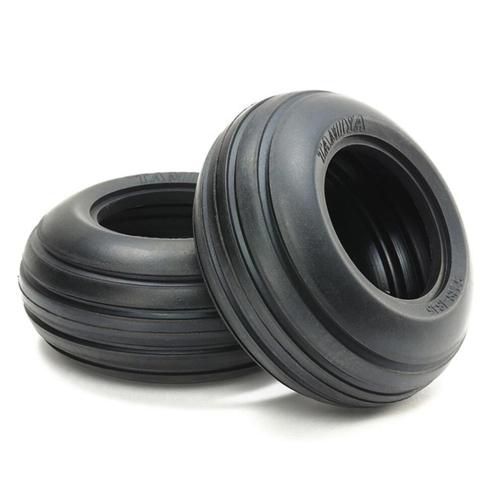 Tamiya 54865 Ribbed F Bubble Tires Soft 2Pcs Rc Car Spares