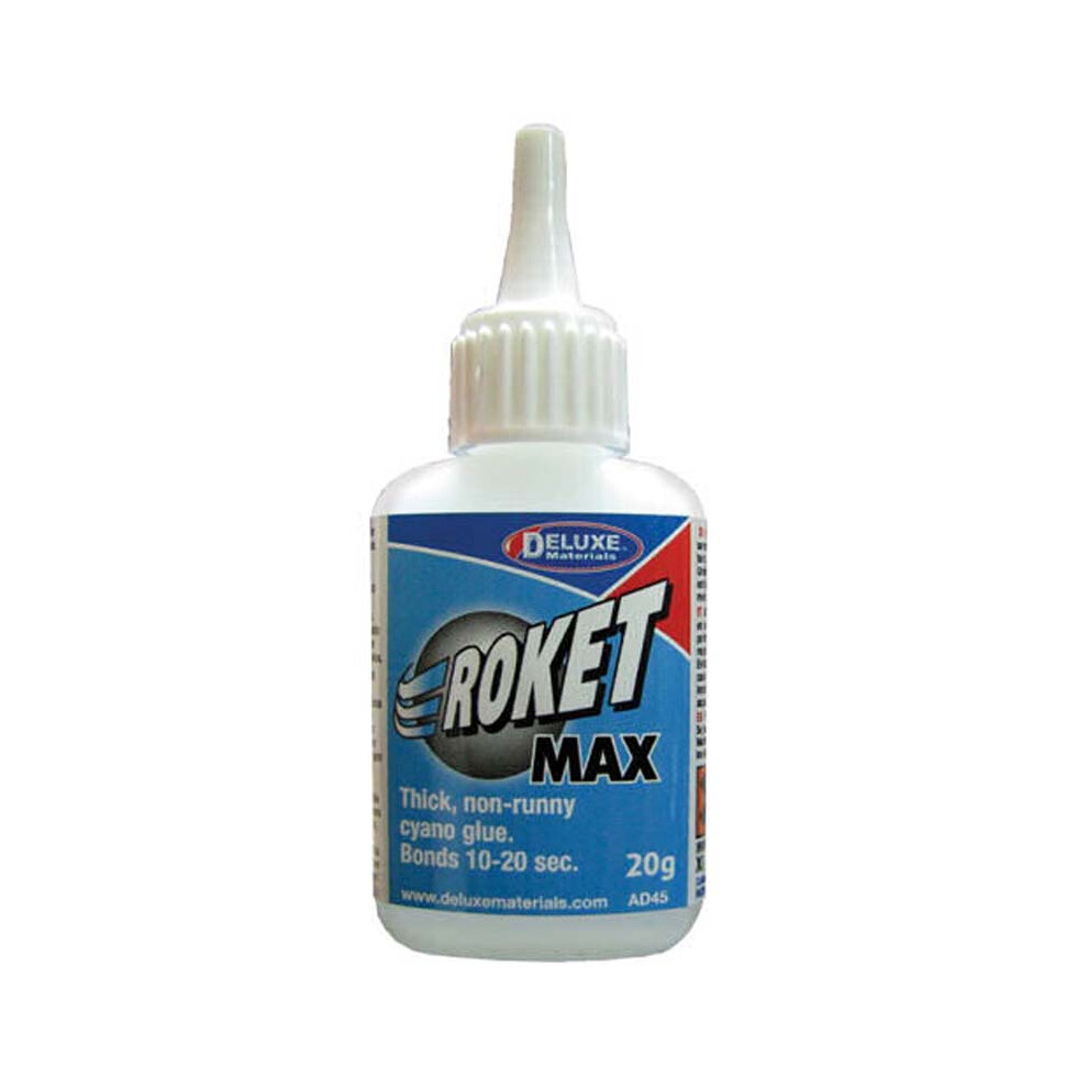 Roket Max Cyano Glue Thick Gap Filling Superglue 20G 5060243900364