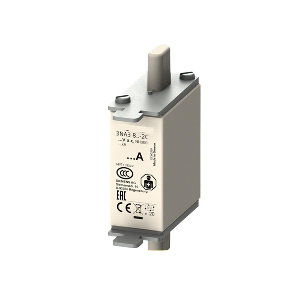 Fuse Core Nh000 63A For Siemens 3Na38222c With Reliable Current Protection And Thermal Cutoff 9189345181795