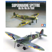 Spitfire Mk.Vb/Mk.Vb Trop. - 1/72 Aircraft Model Kit - Tamiya 60756
