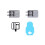 Unitrack (S35B-D) Straight Track with Buffer Stop 35mm 2pcs 1