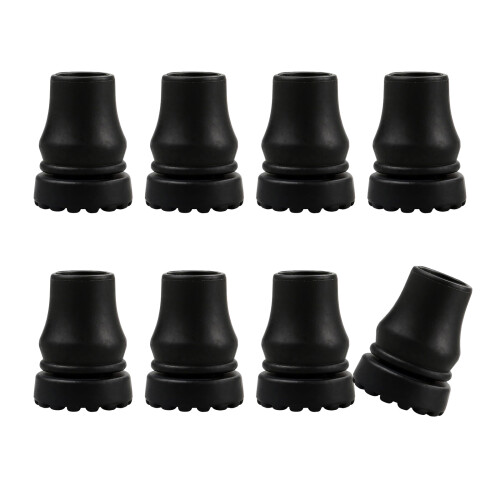8Pcs Gehstock Pad Puffer Trekking Pole Cane Tip Protector
