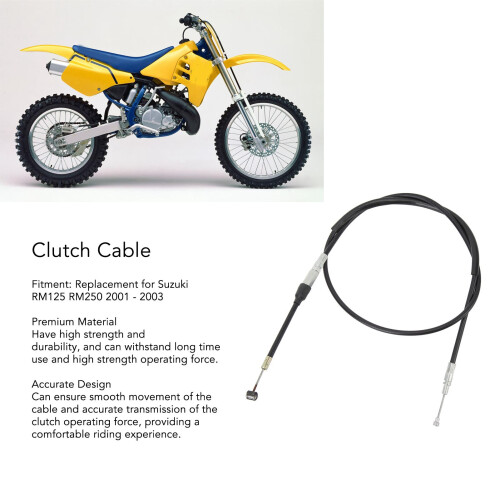 Replace Suzuki RM125 RM250  Clutch Cable Accurate Design 2