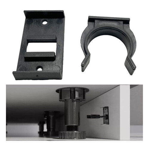 12Pieces Cabinet Foot Clip Accessory for Kitchen Baseboards 1