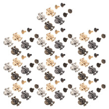 40 Sets -Nieten Für Leder Und Kleidung Mit Totenschädel-Design