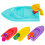 1 Set Mit 4 Kunststoff Ballon Rückstoß Boot Experimentiergerät 3