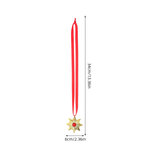 colar de com medalha, acessório para cosplay 1
