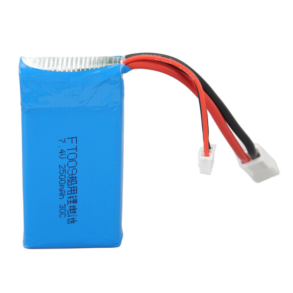 7.4V 2500Mah Rc Lithium Battery For Speedboat, High Capacity 9311368939774