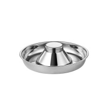 Ciotole per cuccioli impilabili in acciaio inossidabile, set da 2 pezzi. Design pratico, facili da pulire senza graffiare, mantenendo un aspetto