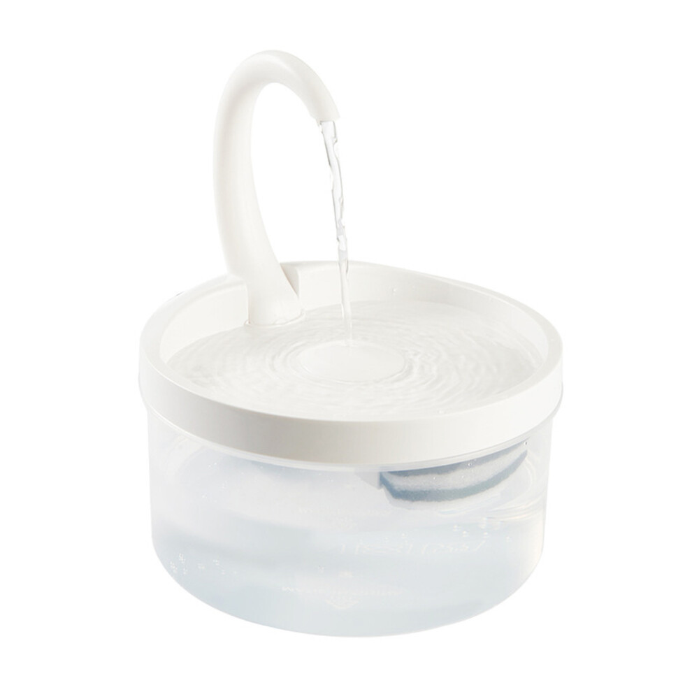 Heavy Quiet Fountain With Double Filtration, Continuous Clean Water For Cats And Dogs, Pumpless Cat Water Fountain With HydroSpin Tech, Ideal For
