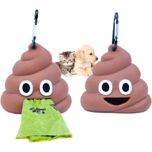 Pet Waste Warrior, miljövänlig bajspåsedispenser för alla husdjursstorlekar, mjuk gummikonstruktion säkerställer komfort, bärbar med