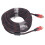 HD Multimedia Interface Cable 49ft, Red & Black, Stable HDMI for TV Projector 1