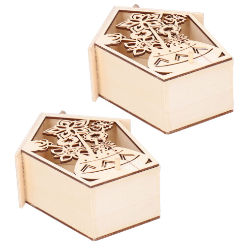 Ανθεκτική ξύλινη φωλιά πουλιών με μαλακή υφή για παιδιά και ενήλικες για 2