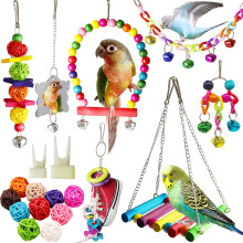 Fugleparadis, naturlige kokosnøddeskal fugletyggelegetøj, fremmer instinkter papegøjegynge til parakit, conure, nymfeparakit, mynah, turtelduer,