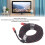 HD Multimedia Interface Cable 49ft, Red & Black, Stable HDMI for TV Projector 4
