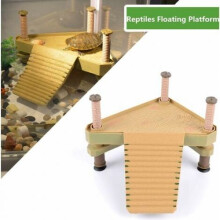 Skildpaddebro, flydende ø-design, biovidenskab, dekorativ og naturligt inspireret, fremmer privatliv og sikkerhed, øger kæledyrs tillid,