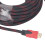 HD Multimedia Interface Cable 49ft, Red & Black, Stable HDMI for TV Projector 8