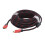 HD Multimedia Interface Cable 49ft, Red & Black, Stable HDMI for TV Projector 16